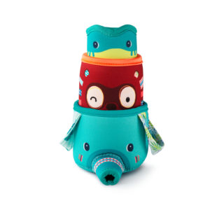 3 gobelets de bain Jungle