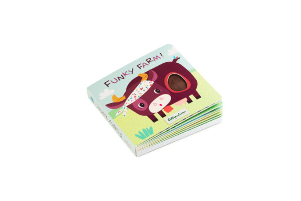 FUNKY FARM Livre tactile et sonore