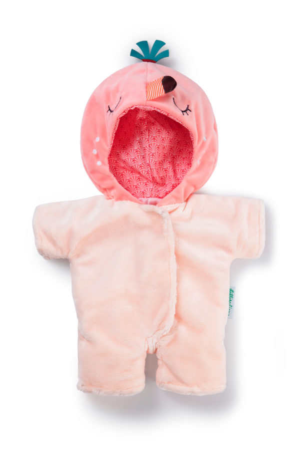 Anaïs Combinaison flamant rose pour poupon 36 cm