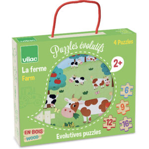 4 puzzles évolutifs la ferme