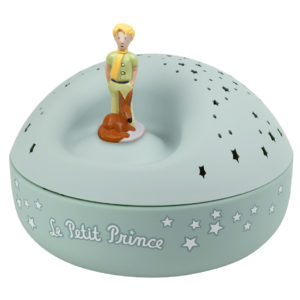 Veilleuse - Projecteur d'Etoiles Musical le Petit Prince© 12 Cm - Piles Inclues