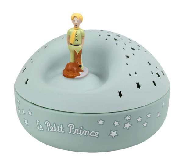 Veilleuse - Projecteur d'Etoiles Musical le Petit Prince© 12 Cm - Piles Inclues