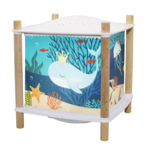 Veilleuse - Lanterne ReVOLUTION 2.0 - Ocean - Bluetooth, Musicale, Détection des Pleurs & USB Rechargeable