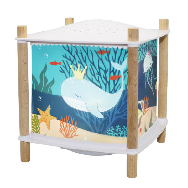Veilleuse - Lanterne ReVOLUTION 2.0 - Ocean - Bluetooth, Musicale, Détection des Pleurs & USB Rechargeable