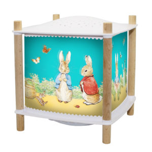 Veilleuse - Lanterne ReVOLUTION 2.0 - Peter Rabbit© - Bluetooth, Musicale, Détection des Pleurs & USB Rechargeable