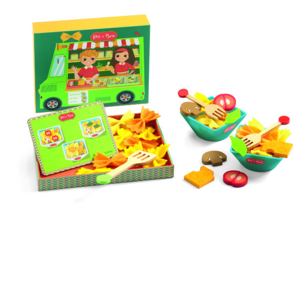 Pat et Ben-Préparer des pasta box avec un menu