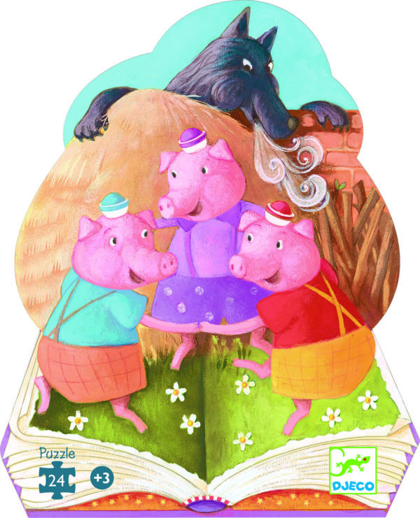 Les trois Petits cochons 24 Pcs