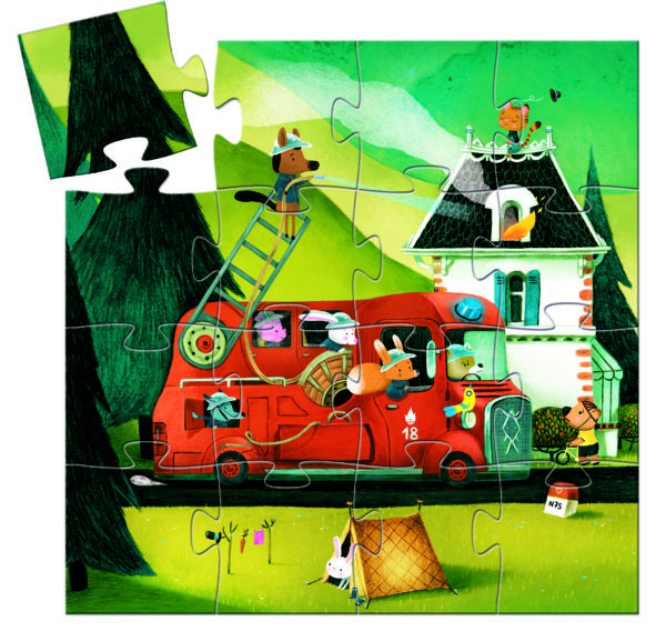 Le camion de pompier 16 Pcs