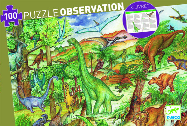 Dinosaures 100 pcs + Livret