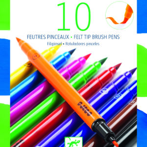10 feutres pinceaux- classique