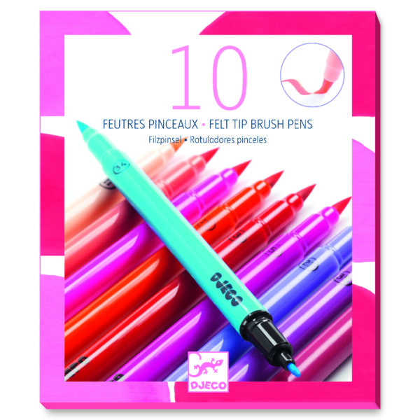 10 feutres pinceaux sweet