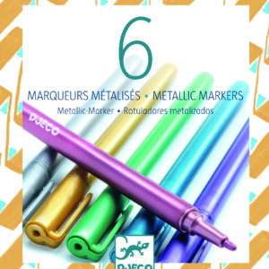 4 marqueurs métallisés