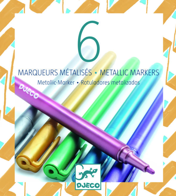 4 marqueurs métallisés