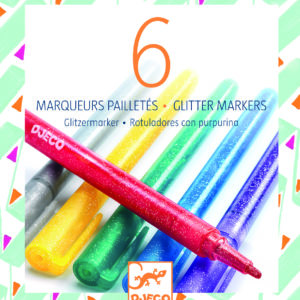 4 marqueurs pailletés