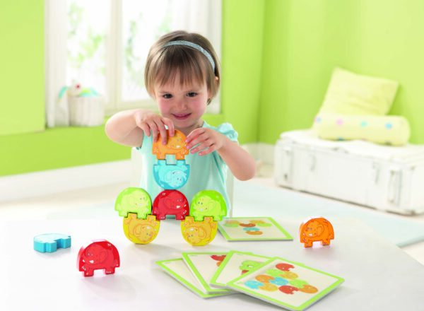 Jeu d’encastrement Eléphants cascadeurs
