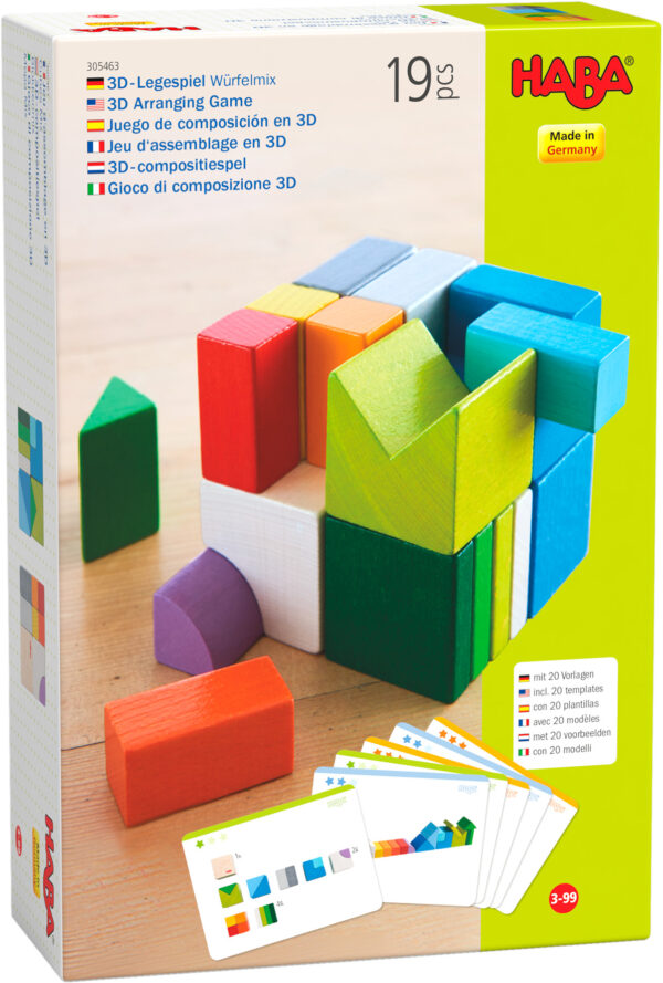 Jeu d'assemblage en 3D Cubes Mix