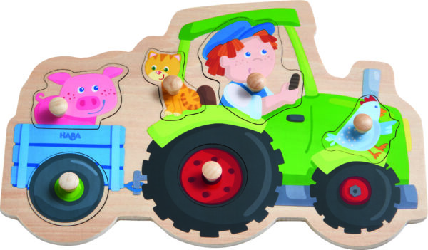 Puzzle Jolie balade en tracteur