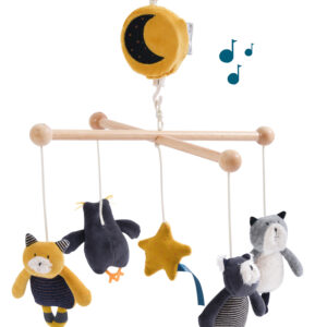 Mobile musical croisillon Les Moustaches