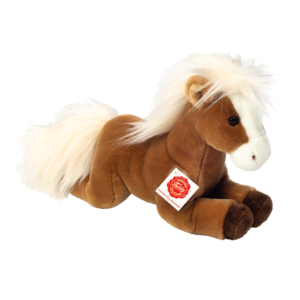 Pferd liegend hellbraun 30 cm