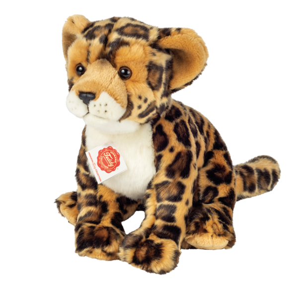 Leopard sitzend 27 cm