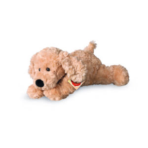 Schlenkerhund beige 28 cm