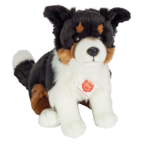 Tri-Color Border Collie sitzend 30 cm