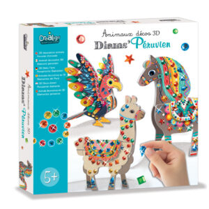 ANIMAUX DECO 3D - DIAMS PERUVIEN