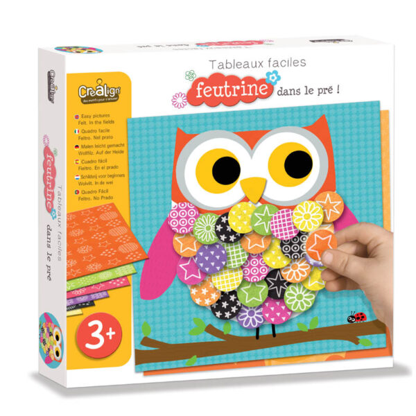 TABLEAUX FACILES FEUTRINE DANS LE PRE