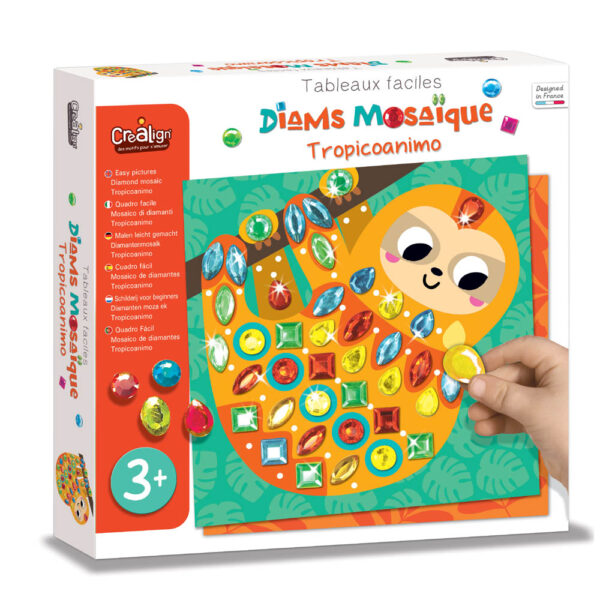 TABLEAU FACILES DIAMS MOSAIQUE TROPICOANIMO