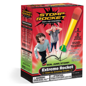 Stomp Rocket: EXTREME, 3 fusées de mousse incluses, montage facile, en boîte, 6+