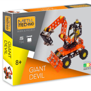 Metal Techno M: GIANT DEVIL pelleteuse 9x12x13cm, 194 pièces, boîte  29,5x19x5,5cm, 8+