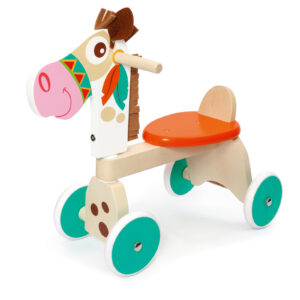 Scratch Mobilité: PORTEUR PONEY INDIEN 62x25x50cm, max. 25kg, en boîte, 1-3 ans