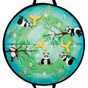 Scratch Active Play: DISKER GAME magnétique / Jungle diam.60cm, avec 3 diskers magnétiques, sur carte 61x31x2cm, 3+