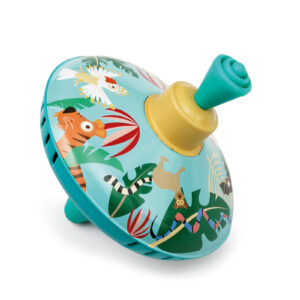 Scratch Classics: TOUPIE / JUNGLE diam.12.5x13cm, en métal, en présentoir, 10m+