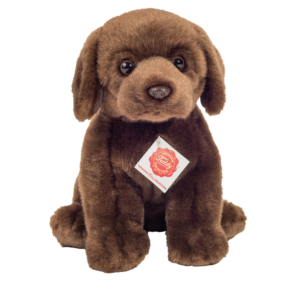 Labrador sitzend dunkelbraun 25 cm
